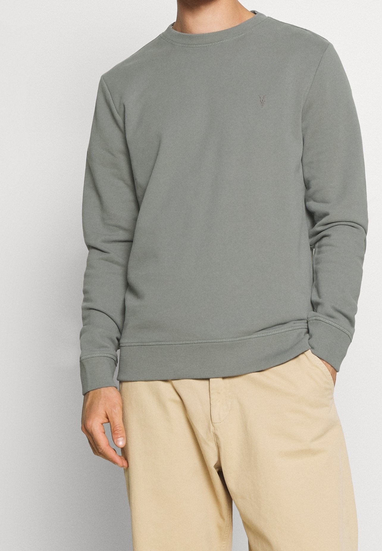 Sweat-shirt Homme AllSaints - Col Rond Beige - Taille M - 100% Coton - Occasion Très Bon état