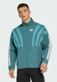 ADIDAS PERFORMANCE ADIZERO ARCHIVE RUNNING JACKET - Running jacket - preloved teal