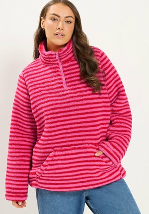 Yours Clothing, PLUS SIZE FLEECES - Sweat polaire - bright pink
