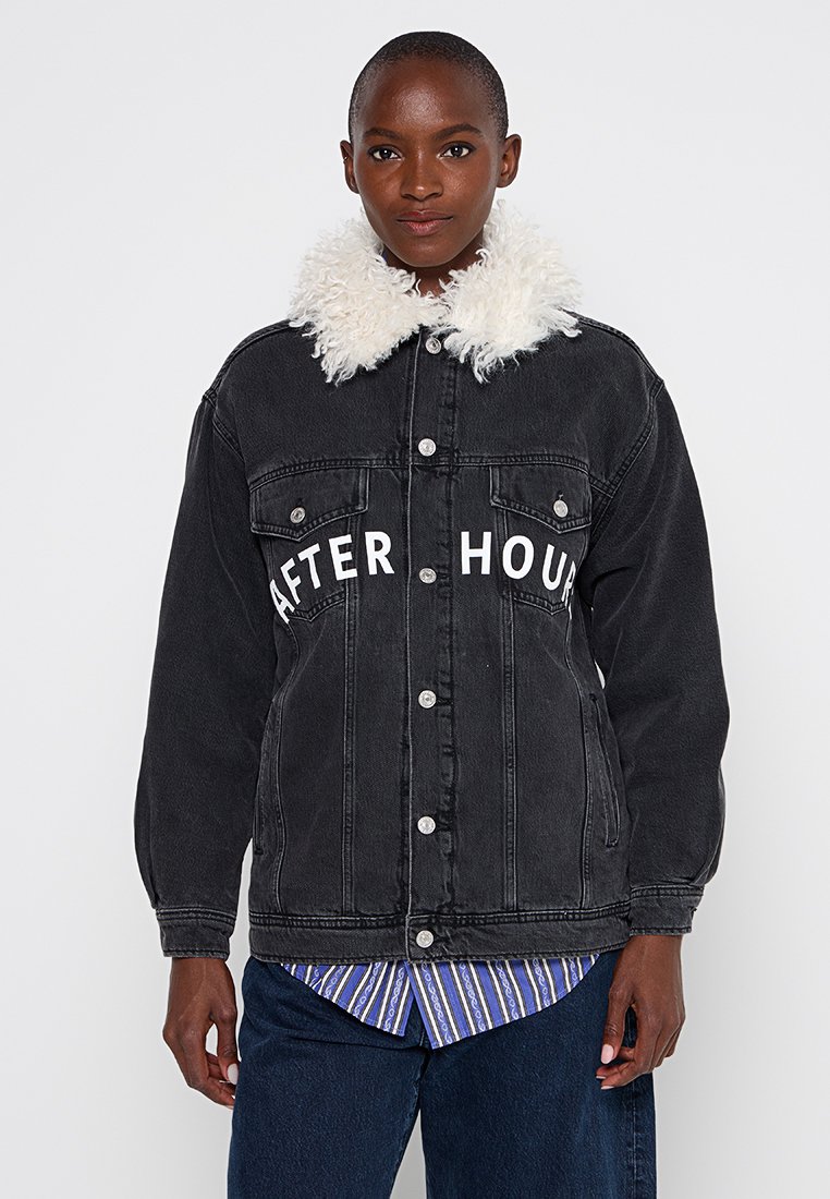 7 For All Mankind Spijkerjas zwart