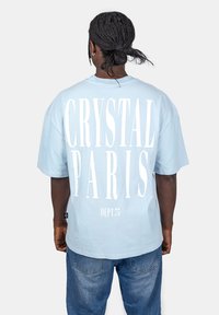 CRYSTAL PARIS FACE - Triko s potiskem - ice water