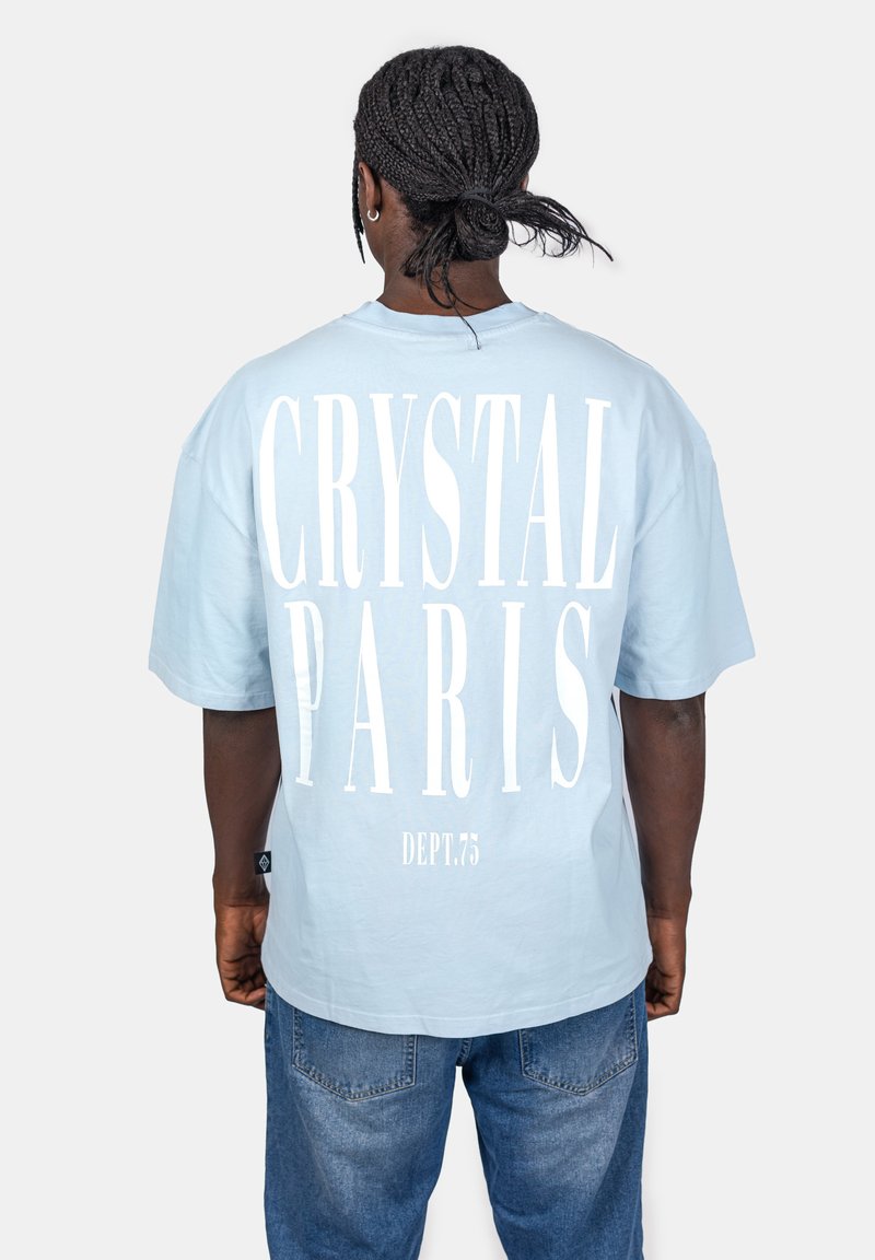 CRYSTAL PARIS FACE - Triko s potiskem - ice water