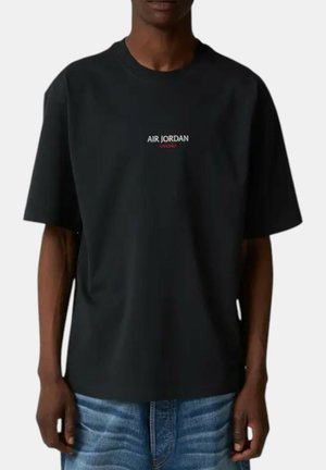 T-shirt con stampa - black