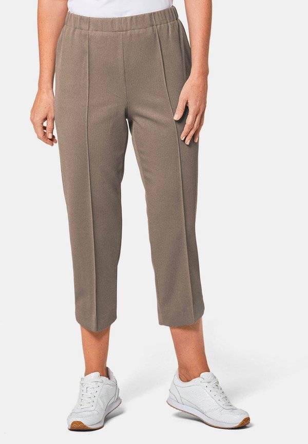 7/8-TRAGEANGENEHME - Stoffhose - taupe