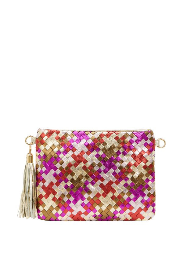 Umhängetasche - gold fuchsia