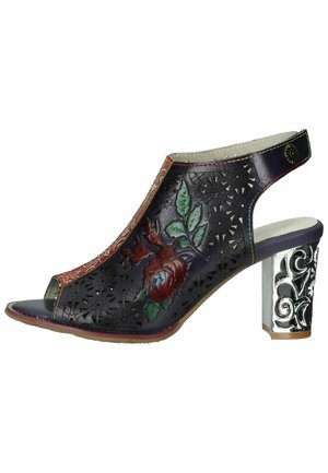 LAURA VITA Højhælede sandaletter / Højhælede sandaler - multi-coloured