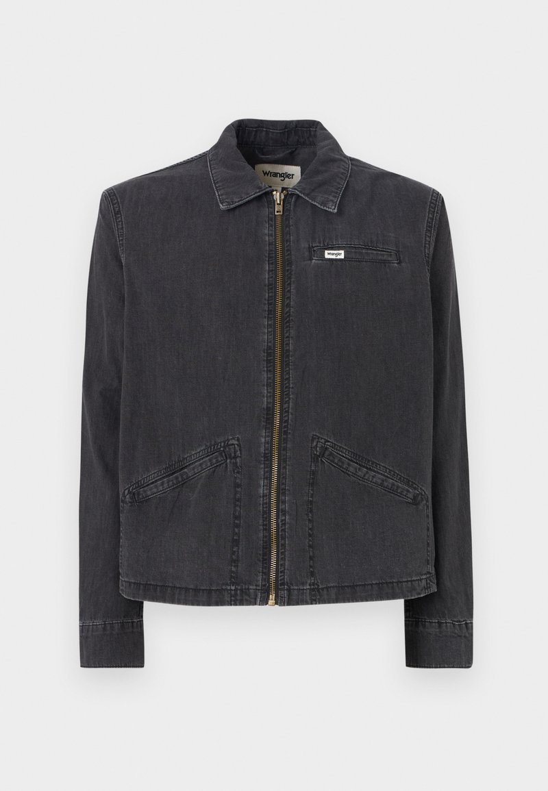 Wrangler Spijkerjas zwart denim/blackdenim