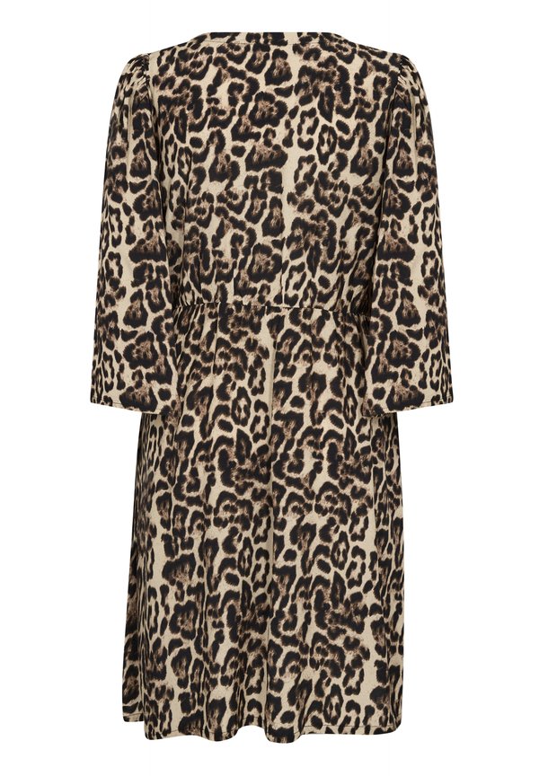 KAPEDRA - Shirt dress - naturel leopard print4