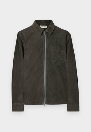 JACKET SID OVERSHIRT - Bőrdzseki - anthracite