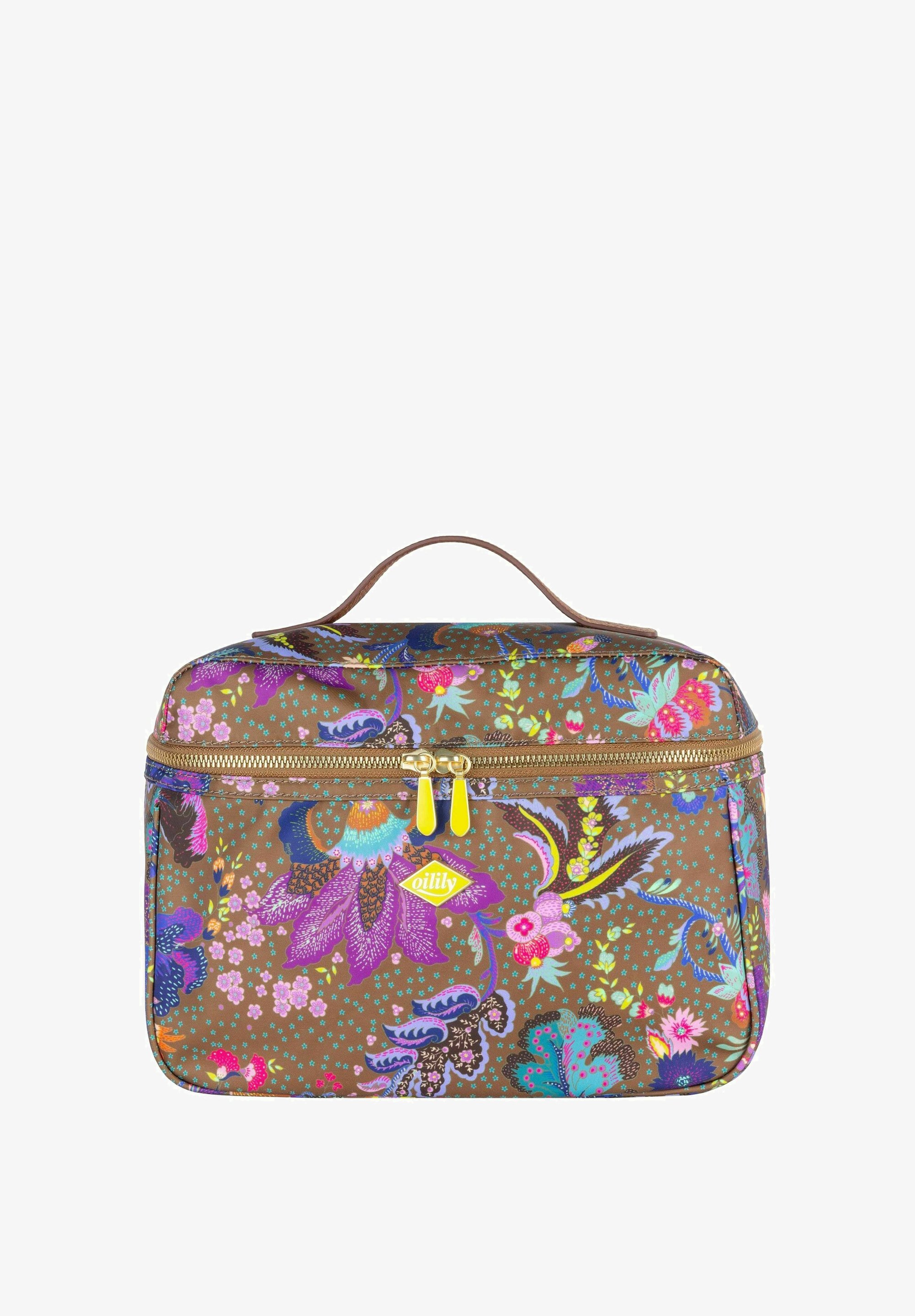 Oilily CATHY KULTUR - Trousse de toilette - shifting sand/orange Oilily CATHY KULTUR - Trousse de toilette - shifting sand/orange