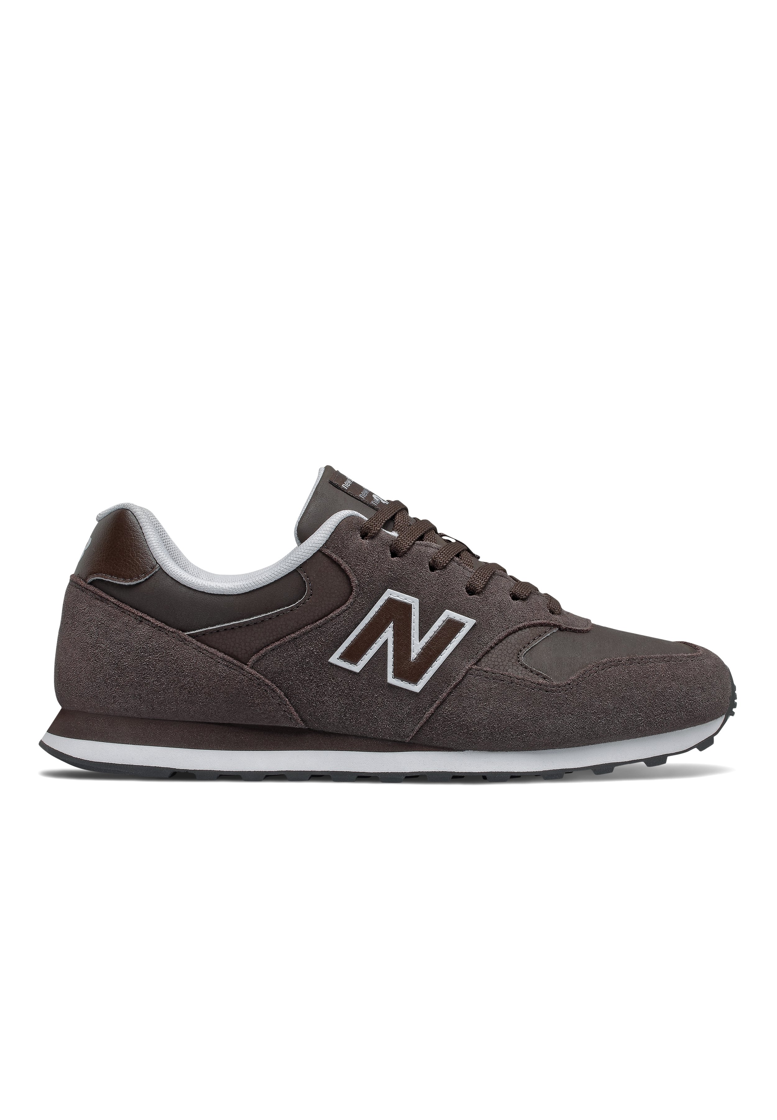 New Balance ML393LR1 - Sneakers laag - black coffee/zwart-metallic -  Zalando.nl
