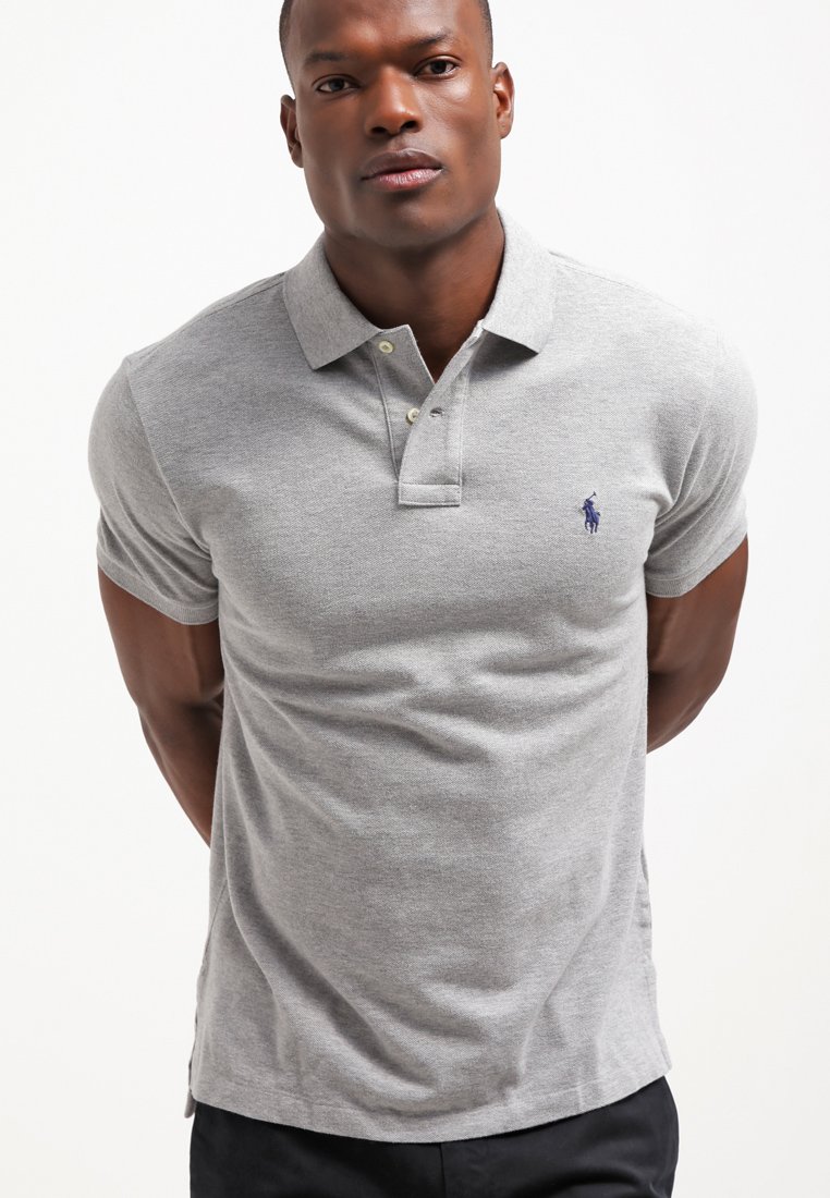 Polo Ralph Lauren CUSTOM FIT - Polo shirt - andover heather/light grey 