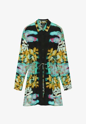 Desigual, LONG SLEEVE DRESS M C LACROIX - Blousejurk - black