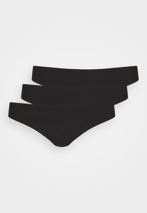 INVISIBLE STRING 3 PACK - G-strenge - black