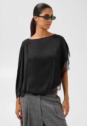 Soaked in Luxury, SLCINNA LACE CAPE - Cape - black