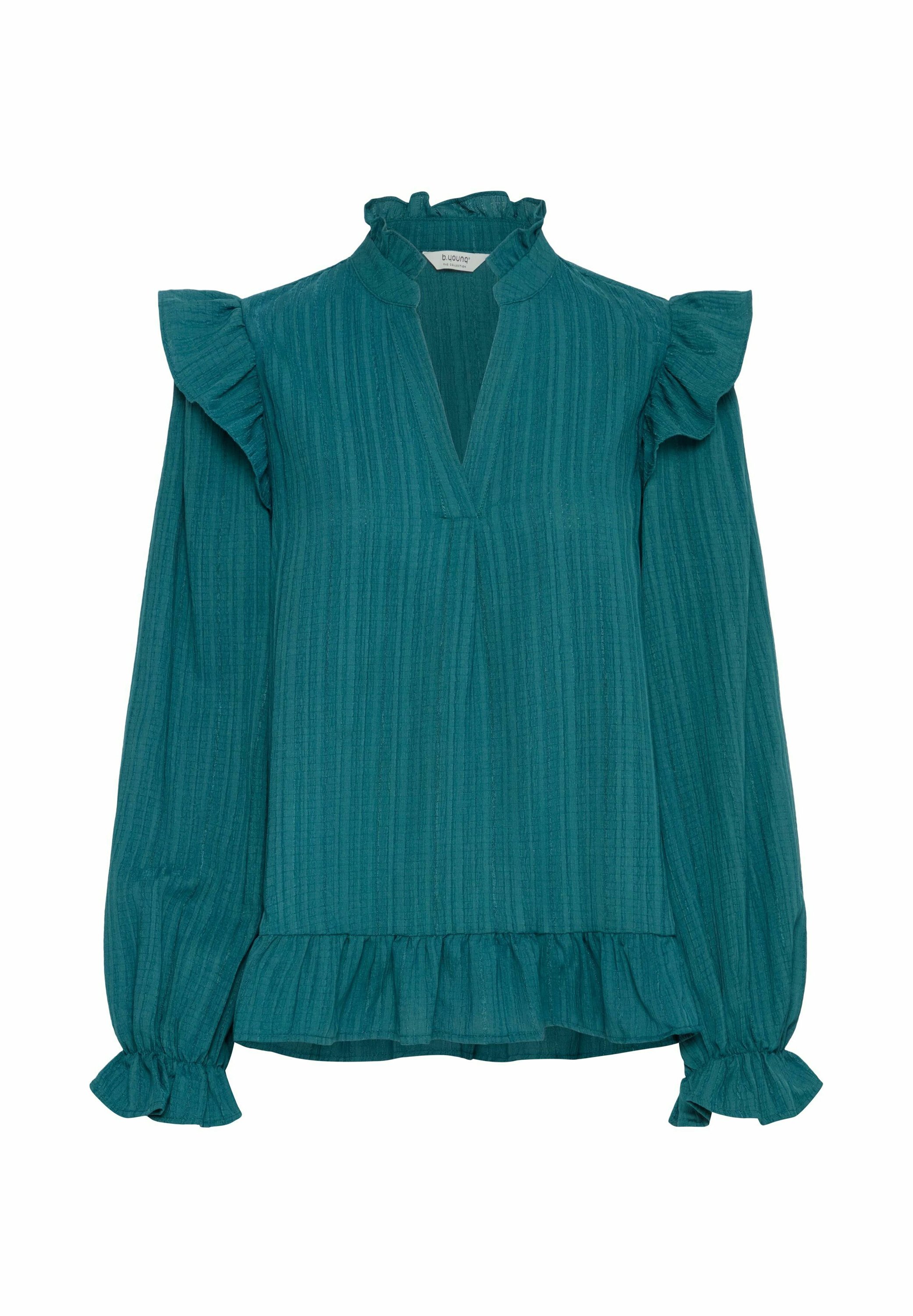 売れ筋商品|||ビーヤング シャツ レディース トップス BYJULIANA LS - Blouse - reflecting pond b.young BYJULIANA LS - Bluse - reflecting pond/blau - Zalando.at