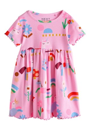 Next NEXT - Vestido de punto - pink unicorn