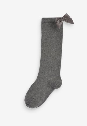 BOW 2 PACK STANDARD - Overknee kousen  - grey