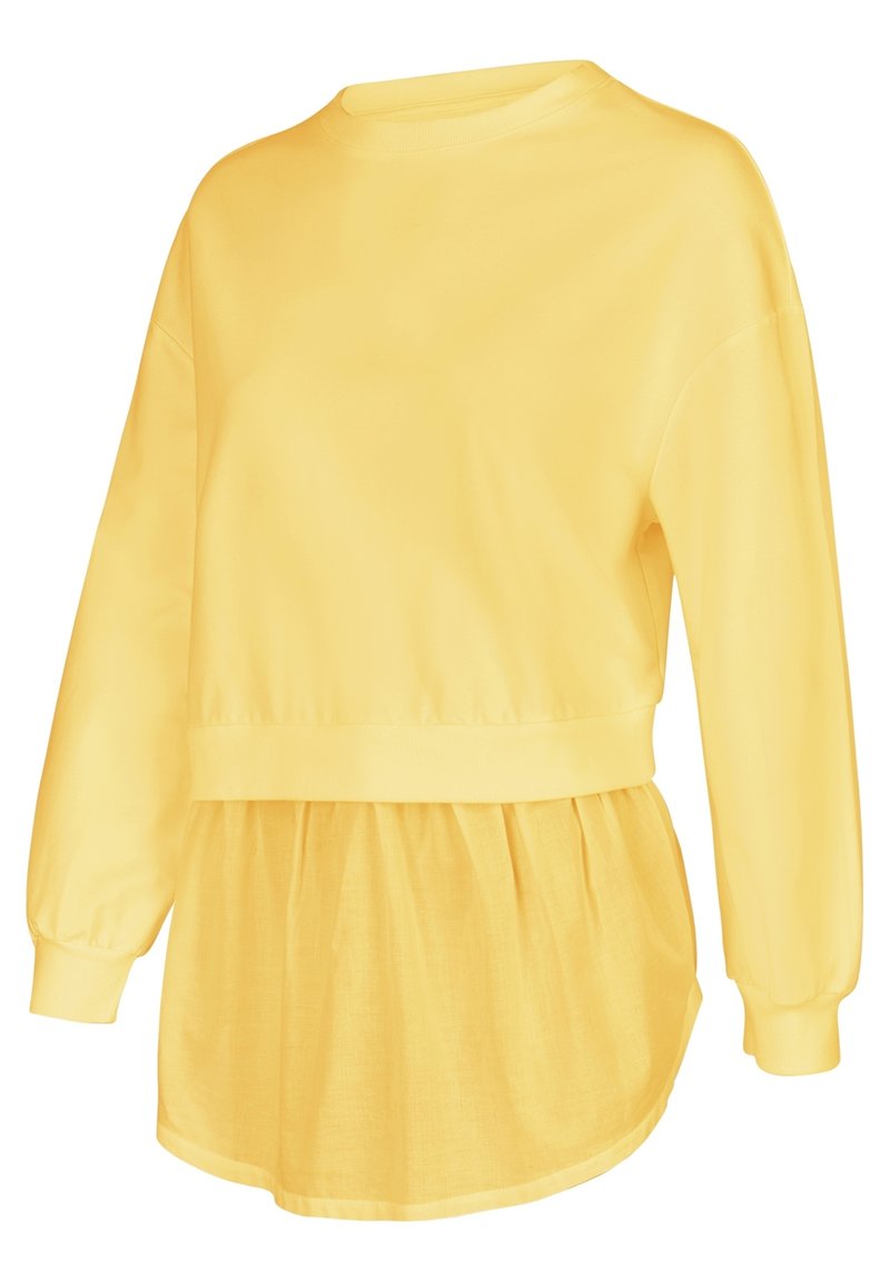 Damen Strickjacken | Lovely Sisters Strickpullover hellgelb - BQ18063 Damen Strickjacken | Lovely Sisters Strickpullover hellgelb - BQ18063