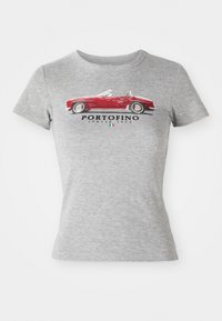 CAR BABY TEE - Marškinėliai su spaudiniu - grey