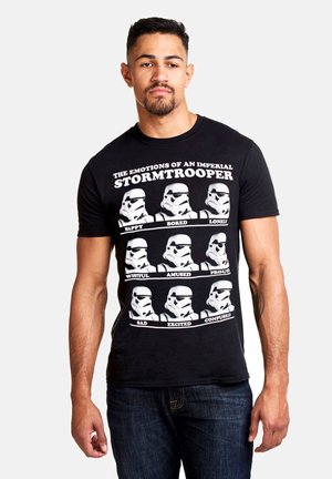 STAR WARS TROOPER EMOTIONS - Print T-shirt - black