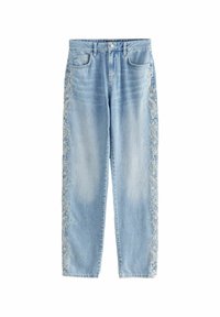 Next EMBROIDERED - Džíny Straight Fit - mid blue