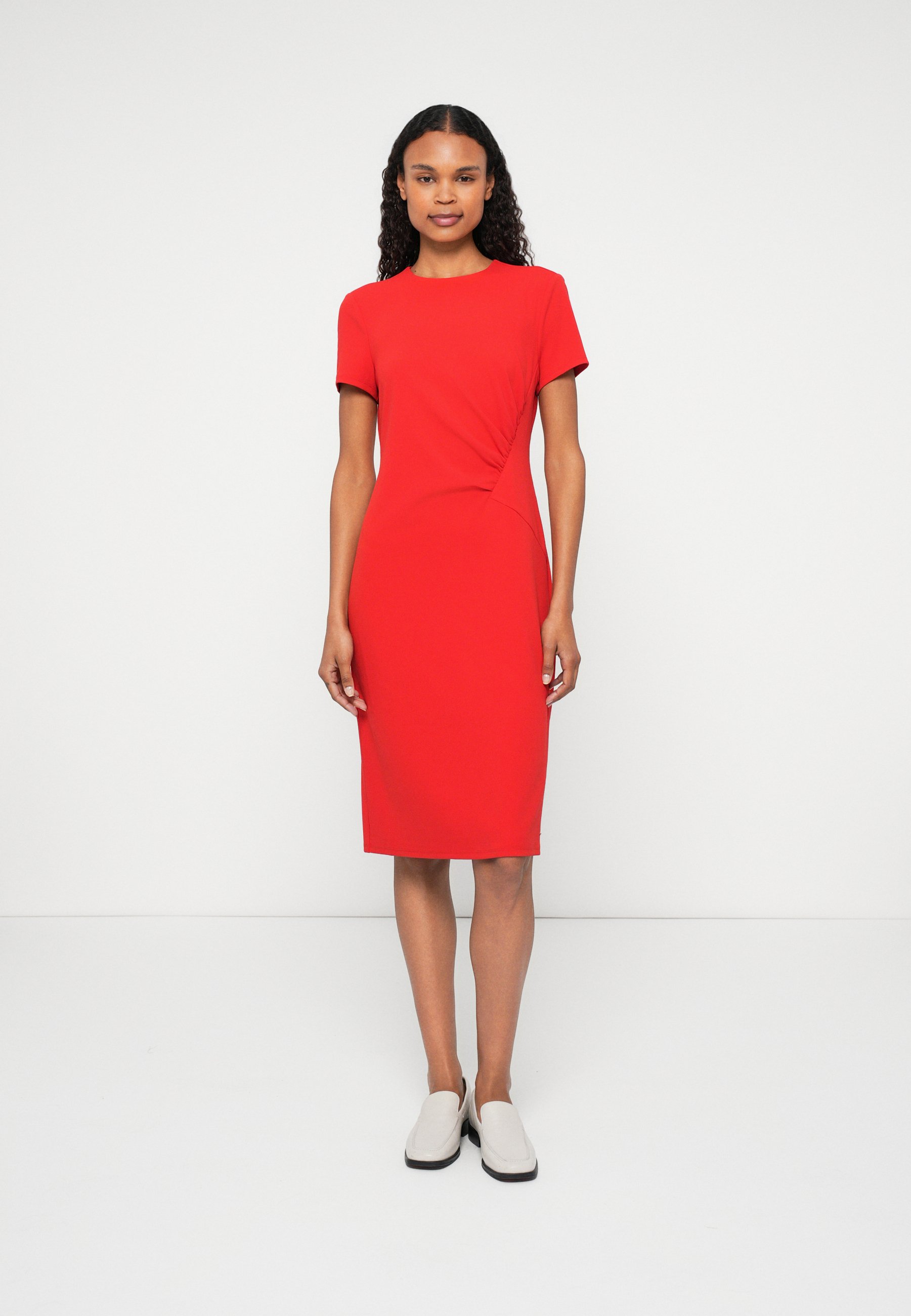 Calvin Klein DRESS - Jersey dress - red - Zalando Calvin Klein DRESS - Jersey dress - red - Zalando