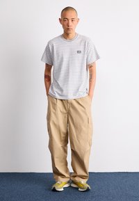 Obey Clothing ESTABLISHED WORKS EYES - Apdrukāts T-krekls - ash grey