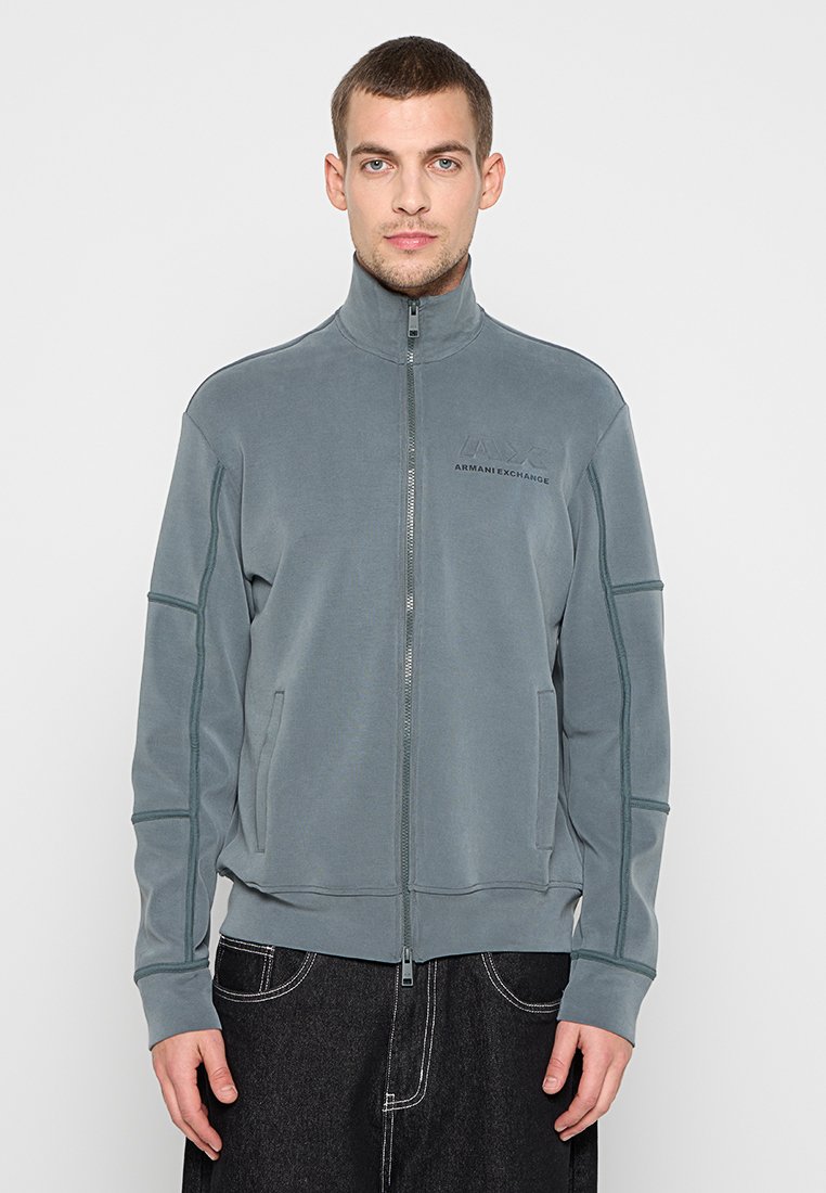 Armani Exchange Sweater met rits wintergroen Armani Exchange Sweater met rits wintergroen