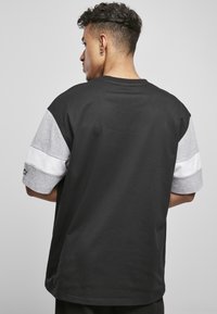 Starter Printtipaita - black/heathergrey/white
