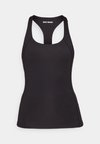 BALANCE COMPRESSION RACERBACK TANK BUILT IN BRA - Topp - black