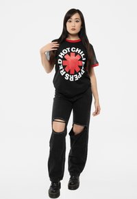Paradiso Clothing RED HOT CHILI PEPPERS CLASSIC ASTERISK RINGER - Print T-shirt - black