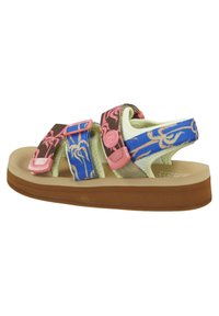 Scotch & Soda LYDIA - Plateausandalette - palm print multi