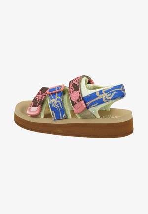 Scotch & Soda LYDIA - Platform sandals - palm print multi