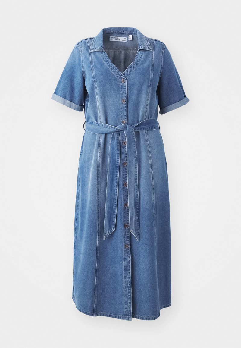 Vero Moda Curve Jeansjurken blauw denim/bluedenim Vero Moda Curve Jeansjurken blauw denim/bluedenim