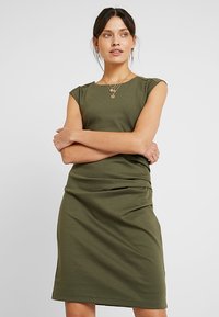 Kaffe - INDIA ROUND NECK  - Cocktailjurk - grape leaf Miniatuurafbeelding 1