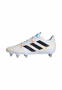 adidas Performance KAKARI RS RUGBY - Spikes - cloud white   core black   pure orange