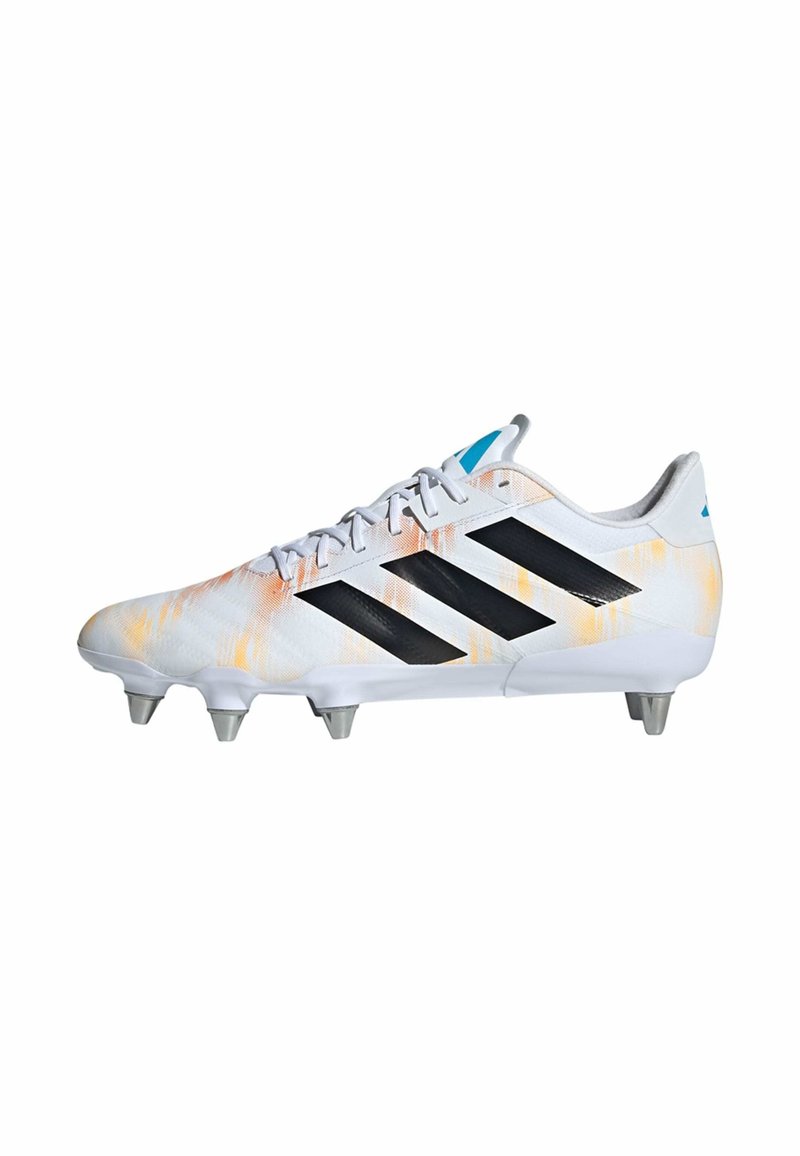 adidas Performance KAKARI RS RUGBY - Spikes - cloud white   core black   pure orange