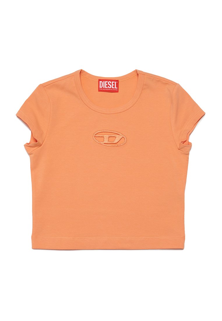 Diesel T-shirt basic oranje