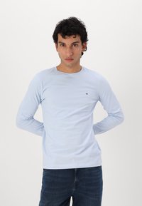 Tommy Hilfiger SLIM FIT - Hosszú ujjú felső - breezy blue