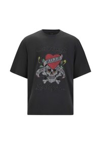 LOVE KILLS SLOWLY DIAMANTE  - T-shirt med print - black