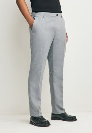 Next REGULAR FIT - SMART TEXTURED WITH  WAISTBAND - Pantaloni - grey light