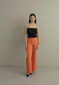 DESIGNERS REMIX VALERIE CROP - Μπλούζα - black