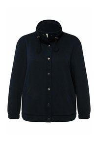 Ulla Popken Felpa con zip - dark blue