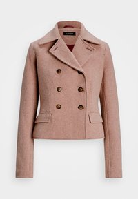 Lauren Ralph Lauren DOUBLE BREASTED HERRINGBONE COAT - Κοντό παλτό - rose blush