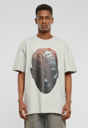 Forgotten Faces T-shirt print - lightasphalt