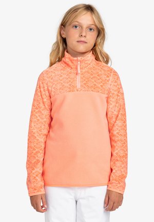 HALF ZIP - Sweat polaire - orange