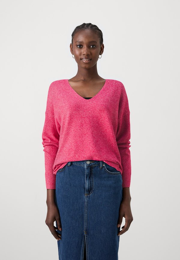 ONLRICA LIFE V NECK - Jumper - granita