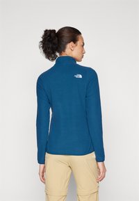 The North Face 100 GLACIER 1/4 ZIP - Flīsa džemperis - midnight petrol