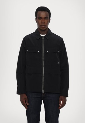 PS Paul Smith UNLINED OVER SHIRT JACKET - Veste légère - black